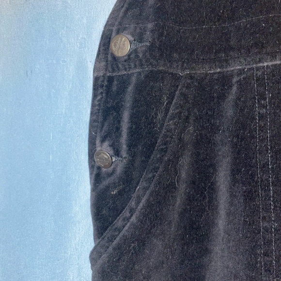 Harley Davidson Black Velvet Overalls - Picture 3 of 7